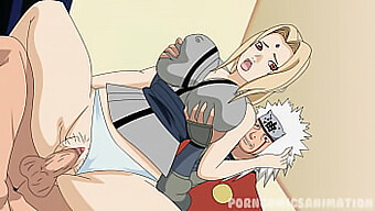 Naruto hentai parodie op de hete ontmoeting van Tsunade en Jiraiya.